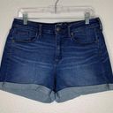 Universal Threads Universal Thread High Rise Midi Denim Shorts Photo 0