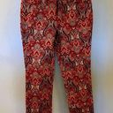 Charter Club NWOT  Women's Paisley Classic Fit Stretch Pants Size 6 Photo 0