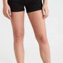 American Eagle  Super Stretch AEO Twill X Black Low-Rise Chino Shorts 4 Photo 0