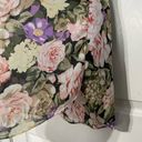 Natori Vintage  Set Chemise And Robe Floral Rose Print With Lace Trim Size Small Photo 7