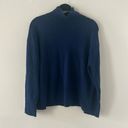 Everlane  Women's Blue The Cashmere Oversized Turtleneck Sweater Size Small Photo 3