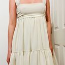 Lucy in the Sky White Fit And Flare Dress With Tie Back Photo 0