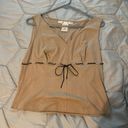 Max Studio VINTAGE Faux Suede Tank Top Photo 0