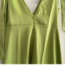 Green Silk Dress Size XS Photo 4