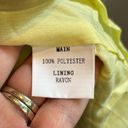 Hello Molly  NWT Drinks on Me Satin Midi Dress in Lime - size XS Photo 7