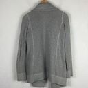 ALLSAINTS  Mila Dahlia Sweatshirt Grey Zipper Oversized Cardigan XS Photo 12