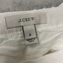 J.Crew  Skirt Womens 6 White A Line Mini Short Cotton Crochet Lace Side Zip Photo 6