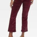 Universal Threads Women's High-Rise Corduroy Bootcut Jeans - Universal Thread Burgundy Size 00 Photo 0