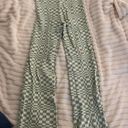 Green Checkered Pants Size M Photo 0