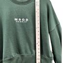 Missguided  Womens MSGD Oversized Crop Sweatshirt 4 Khaki Dark Green Sport Trendy Photo 6