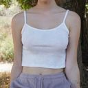 Brandy Melville Purple & White Tie Dyed Skyler Tank Top Photo 0