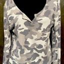 Hippie Rose shades of gray camouflage blouse XL Photo 0