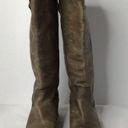 Frye  Melissa Button Brown Size 7 B Knee High Tall Riding Boots Women’s Photo 1