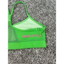 Lululemon  flow y bra bright green soulcycle sports bra women’s size 6 nulu yoga Photo 3