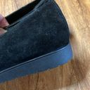 Eileen Fisher  Black Suede Wedge Shoes Women's 9 Photo 3