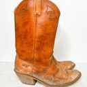 Dingo VTG  Brown Leather Cowboy Western Boots Size 11 Women’s Cowgirl Tan Photo 0