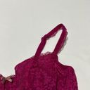 gilligan and o'malley Gilligan & O’Malley Balconette Bra Floral Lace Underwire  36C Magenta Shade Photo 3