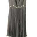 Laundry by Shelli Segal  Silk Pleated Dress Black Photo 3