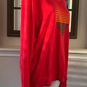 Sundry Anthropologie’s  Sweatshirt Pink Red Heart Crew Neck Sweater Size L NEW Photo 2