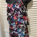 Xhilaration Floral Straps Chiffon Layered Lined Elastic Waist Maxi Dress Size S Photo 1