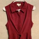 Bebop Front Button Front Tie Dress NWT Photo 1