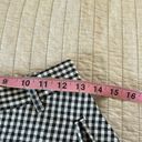 Liz Wear Vtg  gingham black/white button down cotton maxi HR cottage skirt 8 Photo 12