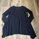 Bryn Walker NEW  XS Chester Black Asymmetric Jersey Knit Tunic Top Long Sleeve Photo 0