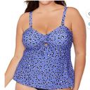 Raisin's  Curve Caliente Zanzibar Tankini Swim Top Plus Size 24W NWT Photo 0