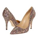 Kate Spade  NEW YORK Rainbow Licorice Too Glitter Formal Sparkly High Heels Multi Photo 2