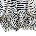 J. McLaughlin  Diana V Neck Cardigan Sweater White Zebra Animal Print Size Smal Photo 4