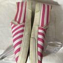 Jack Rogers  Pink & White Canvas Slip onsSize 8-VGUC Photo 3