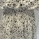 Rails  Karla White Mocha Leopard Blouson Dress Photo 8