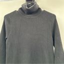 Tuckernuck  Pomander Place Black 3/4 Sleeve Knit Turtleneck Sweater Dress Sz L Photo 2