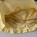 American Eagle Light yellow double ruffled bandeau top  Photo 2