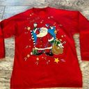 Holiday Time  Pullover Ugly Christmas Sweater Medium Vintage vtg 80s Jingle Bells Photo 0