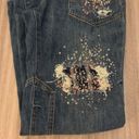 Pilcro  x Anthropologie Straight Leg Sequin The Wanderer Jeans Size 25 Photo 6