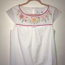 Southern Tide  Dress White Seersucker Embroidered Dress Sz 4 NWT Floral Fringe Photo 1