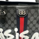 Balenciaga Gucci x  Hacker Project Grafitti Tote Bag "This is not a Gucci Bag" Photo 3