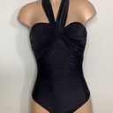 PilyQ New.  black bandeau multi-way swimsuit with tummy control Photo 0