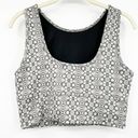 Anthropologie  Daily Practice Womens Geometric Printed Crop Top Sports Bra Size M Photo 2