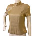 Adrianna Papell Vintage  Evening Essentials Gold Top Photo 2