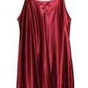 Beautiful Red Silky Mini Slip Dress Size Large Photo 4