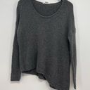 Helmut Lang  Women’s size S  Knit Asymmetrical Pullover Sweater Gray Alpaca Blend Photo 0