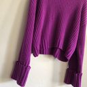 Nine West Purple Turtleneck Sweater Size M Photo 2