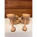 EGO  Hand Woven sculptured heel Peep Toe Sandals Sz 5 UK Sz 7 USA Photo 4