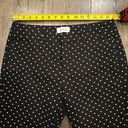 Elle  Brand Skinny Ankle Black White Polka Dot Career Pants Trousers Size 8 Photo 2