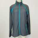 Xersion  Performance Jacket LARGE Gray Blue Full Zip Athletic Running Fitness Gym Photo 10
