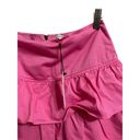 The Moon Day +  hot pink tiered denim skort size Small NEW Photo 4