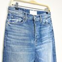 MOTHER Womens The Tripper Jeans Pocket Distressed Denim Cryin' Cowboys Size 28 Photo 3