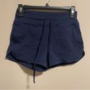 Zyia  Navy Hybrid Drawstring Athletic Lounge Shorts- Size Small Photo 4